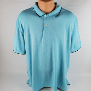 Izod Light Blue Short Sleeve Performance Polo 3XL